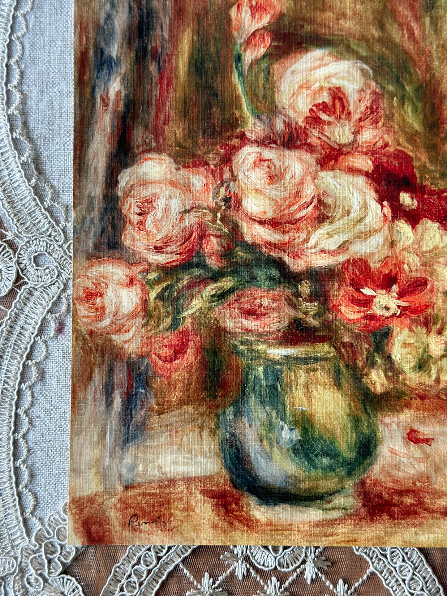 Oil Painting of Roses Nat Rone Designs