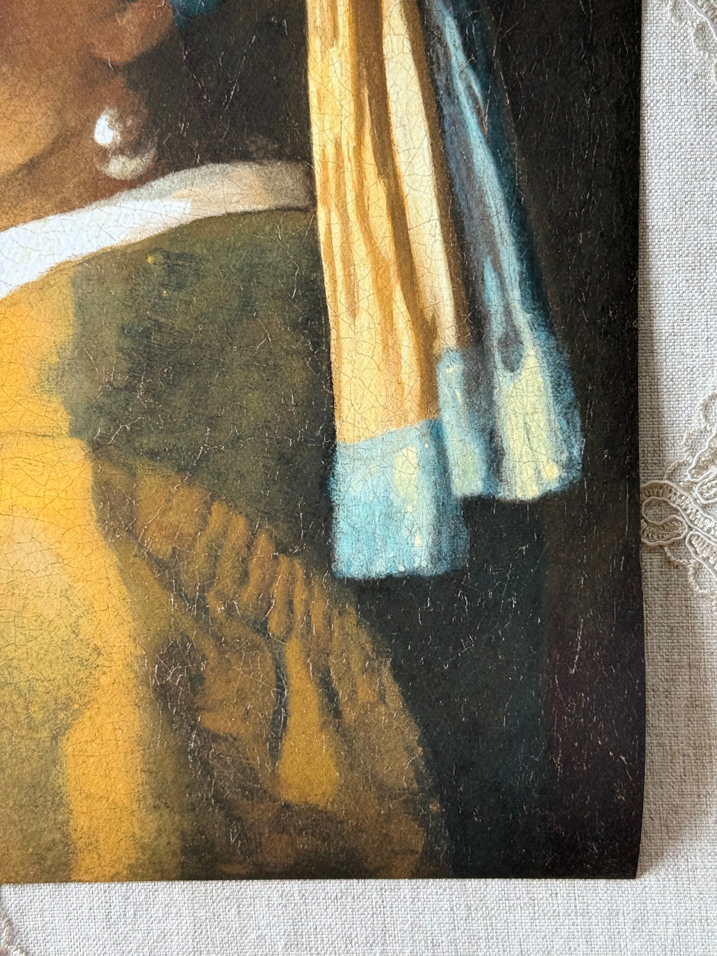 17” x 21” Gold Frame & Girl With Pearl Earring
