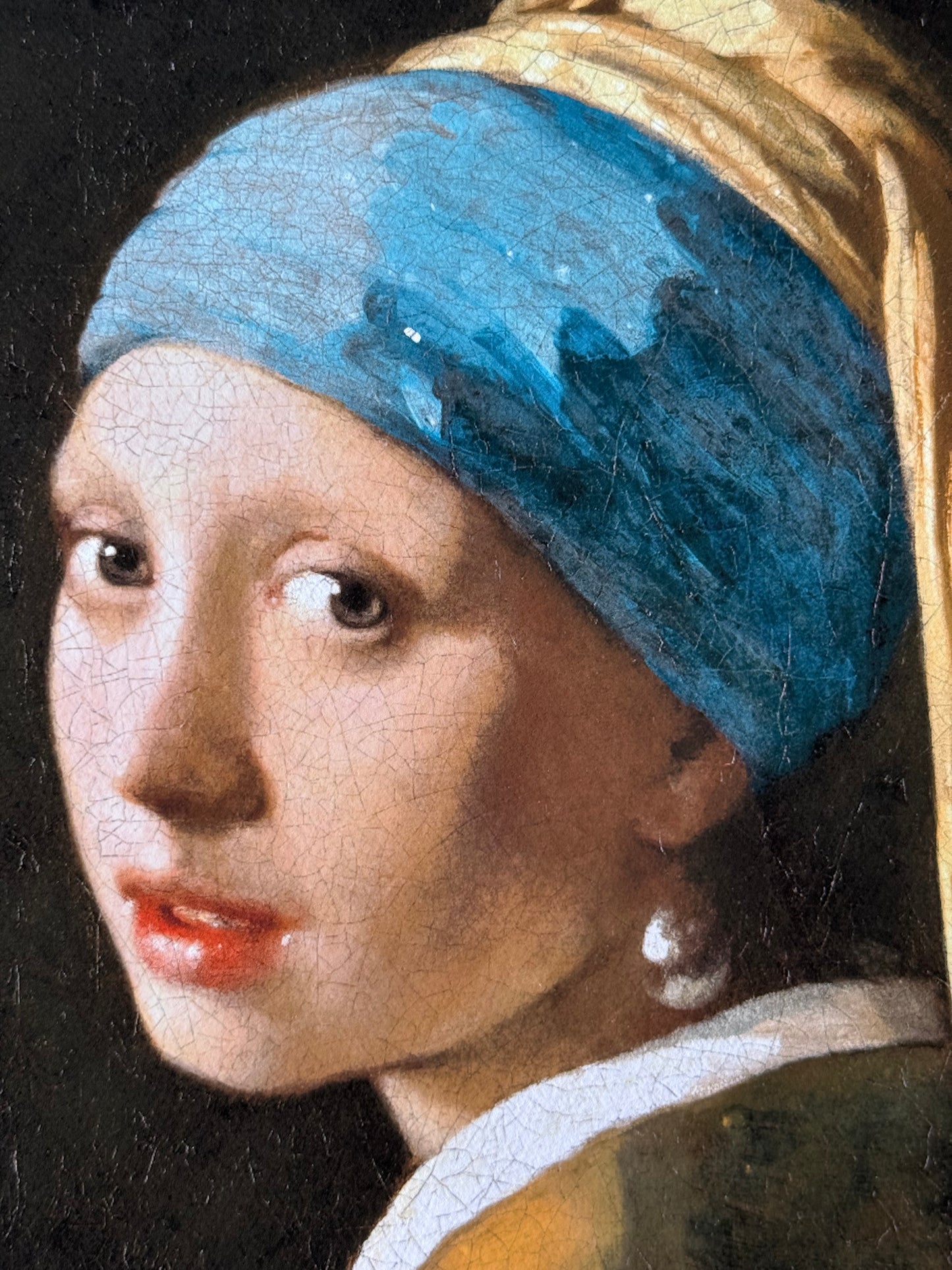 17” x 21” Gold Frame & Girl With Pearl Earring