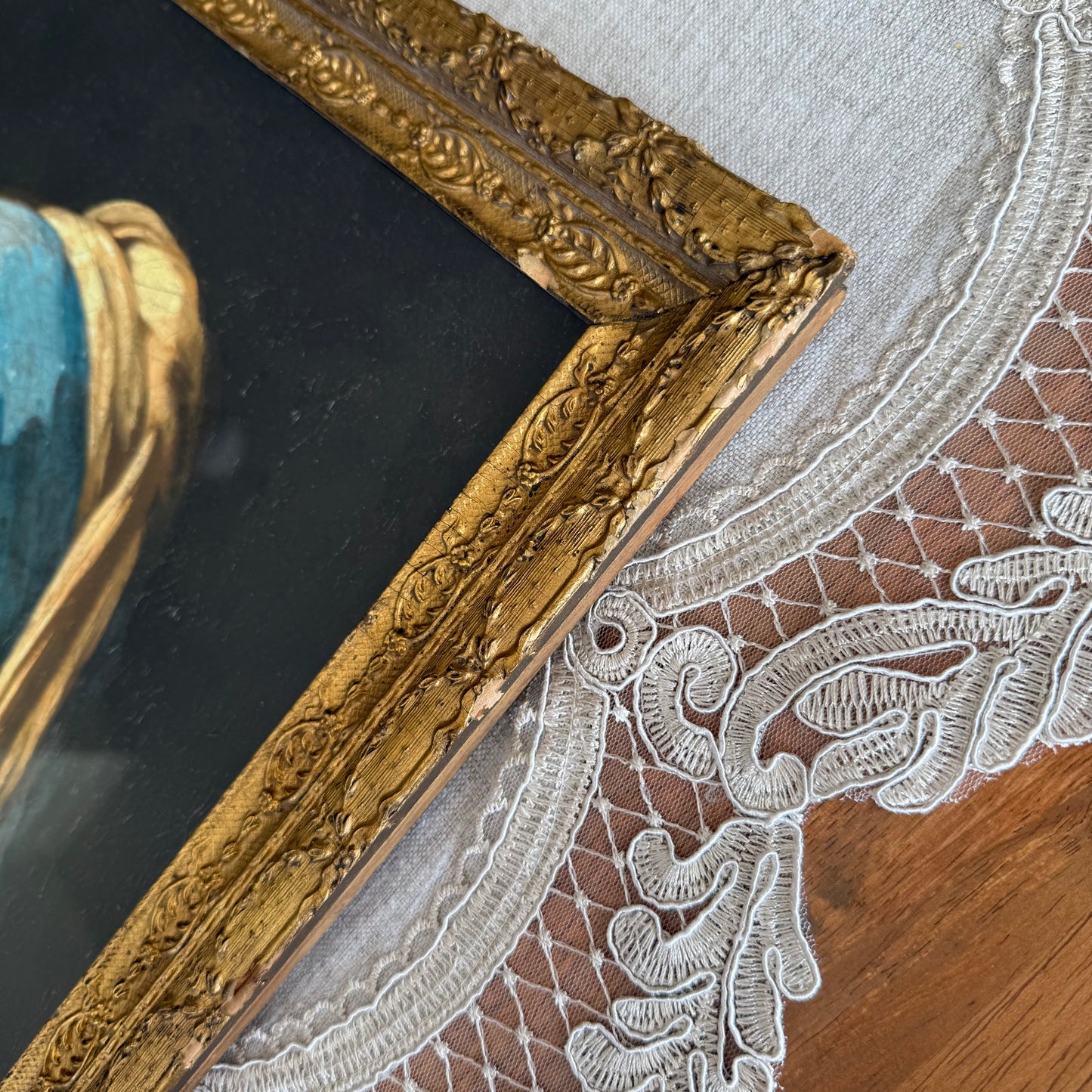 17” x 21” Gold Frame & Girl With Pearl Earring