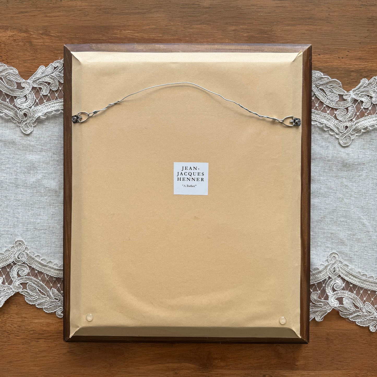 17” x 14” Brown & Gold Frame With Portrait of Woman