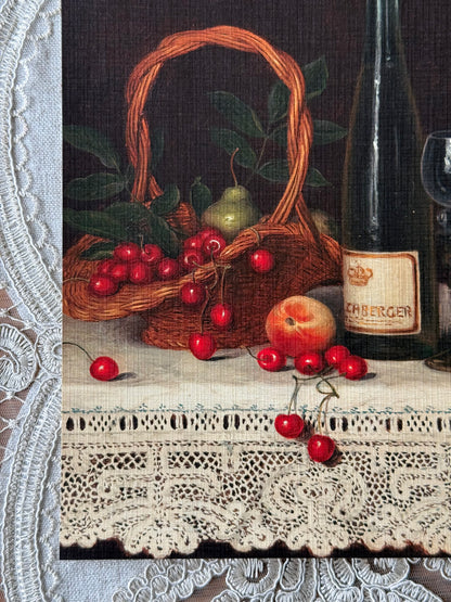 Still Life on a Lace Tablecloth