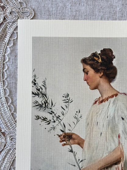 Lady Holding Branch