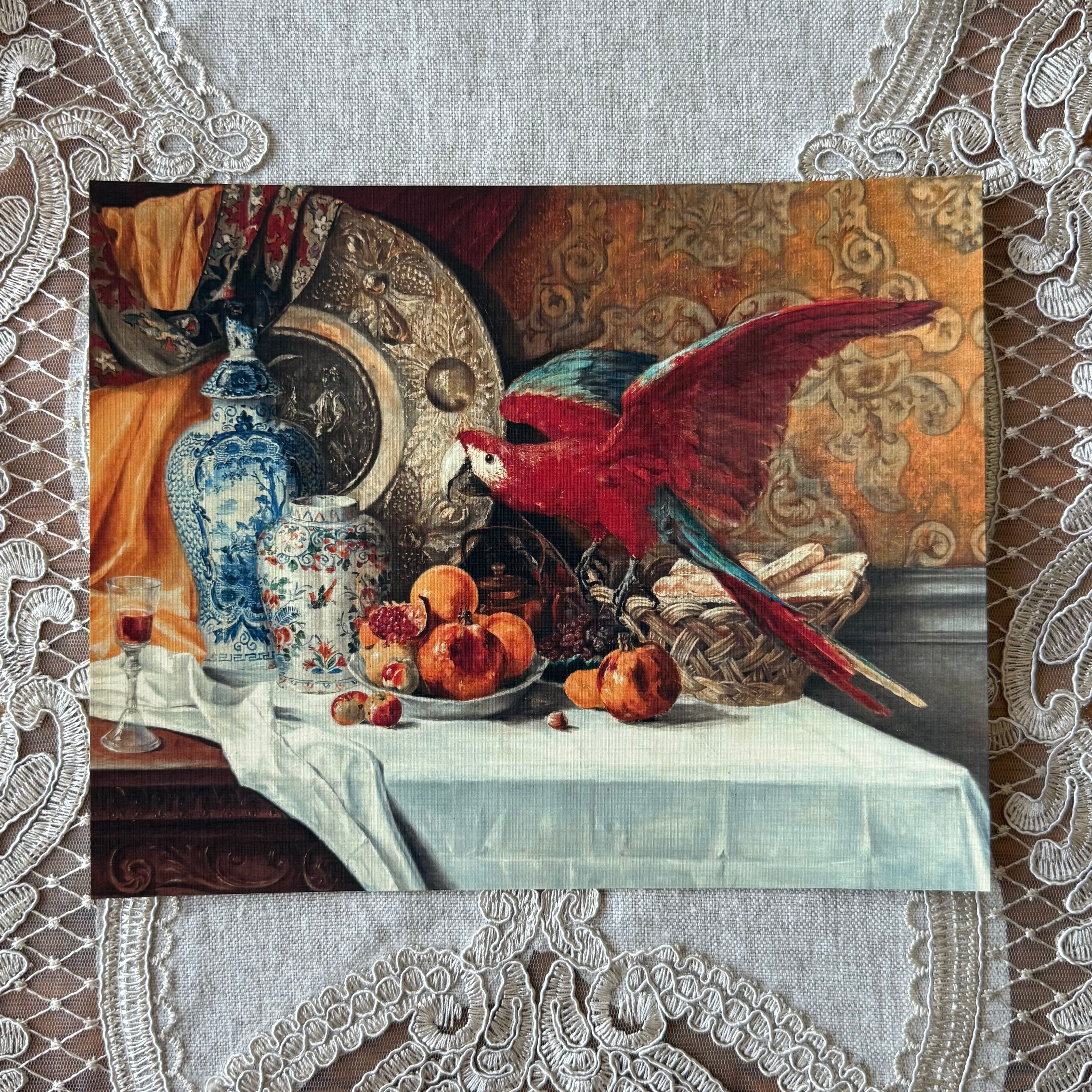 Parrot & Fruit