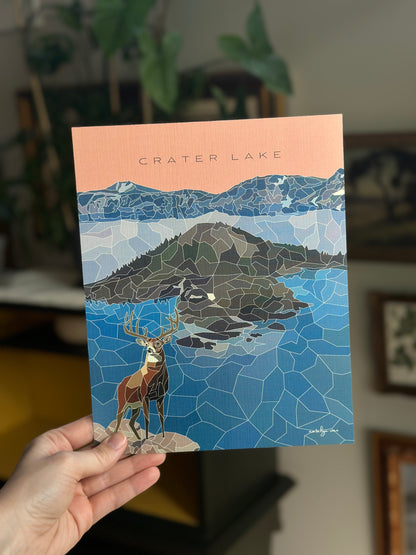 Crater Lake  Nat Rone Designs   