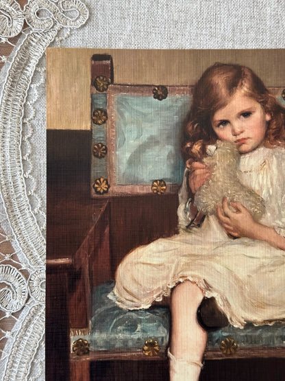 Girl With Her Lamb