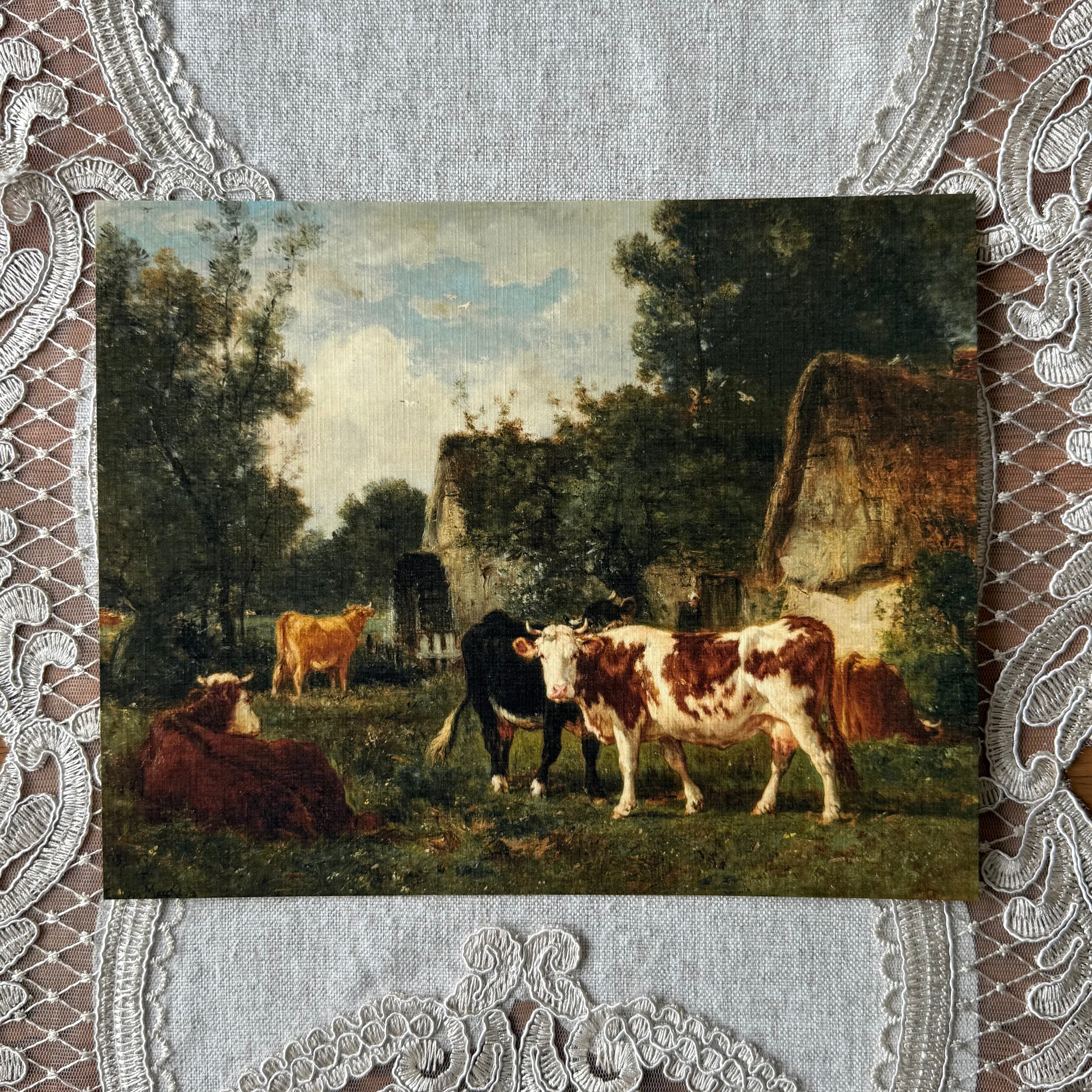 Cattle by the Mill