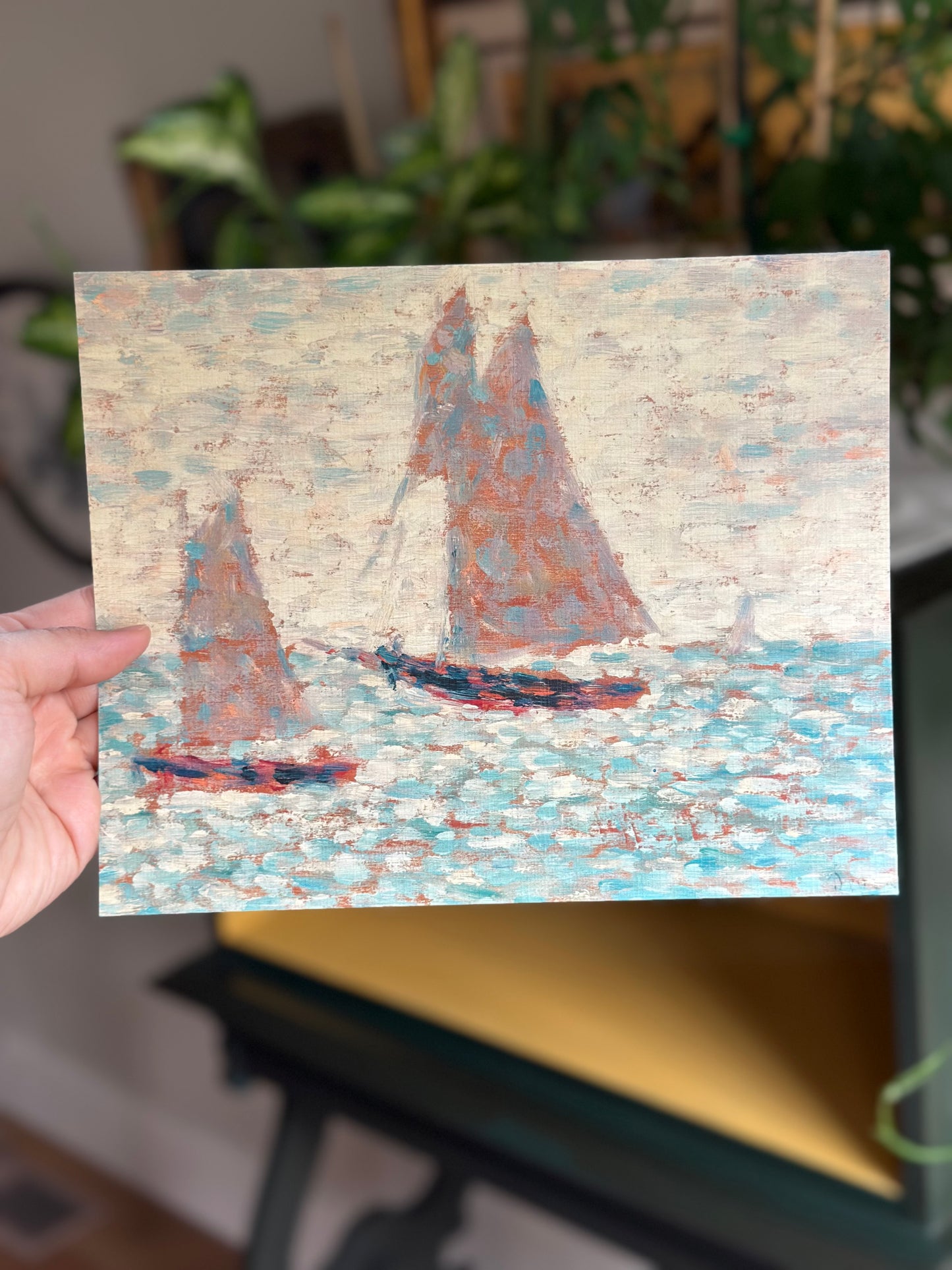 Two Sailboats  Nat Rone Designs   