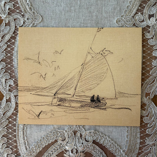 Sailboat Line Art