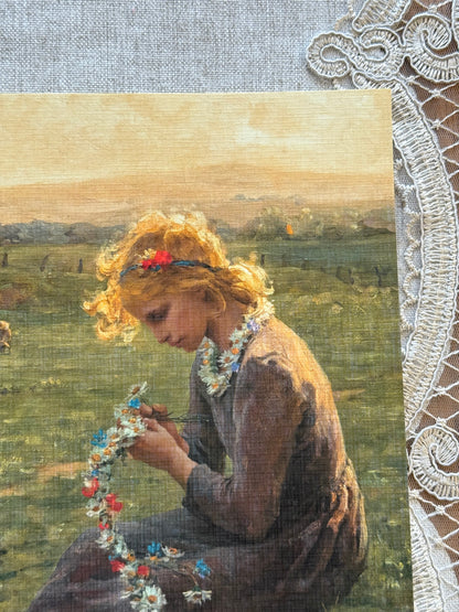 Girl With Garland