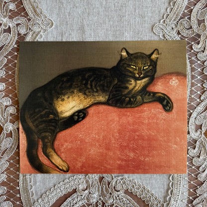 Cat on a Cushion