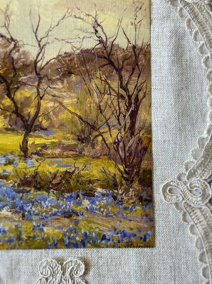 Bluebonnets & Mesquite  Nat Rone Designs   