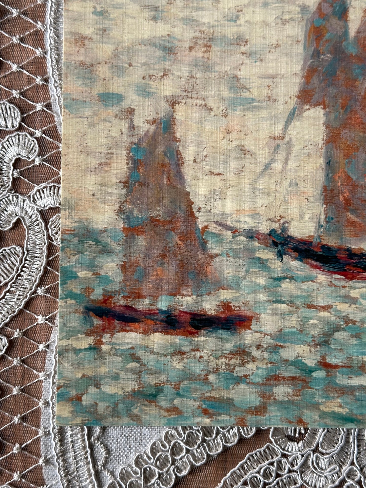 Two Sailboats  Nat Rone Designs   