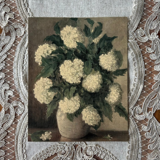 Hydrangeas In Vase  Nat Rone Designs   