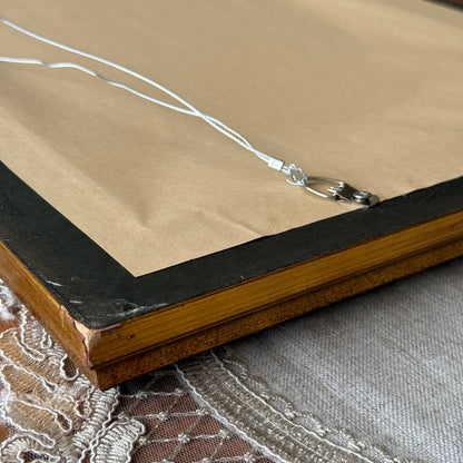 28” x 14” Gold Frame With Green Field